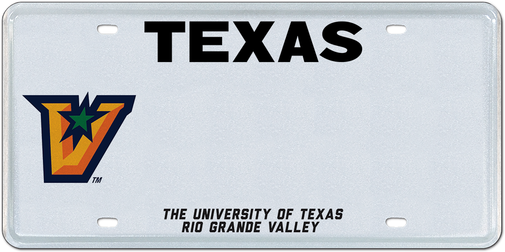 Texas Rgv State Design My Plates - University of Texas Rio Grande Valley personalized ...
